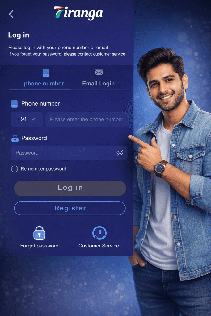 Tiranga Login
